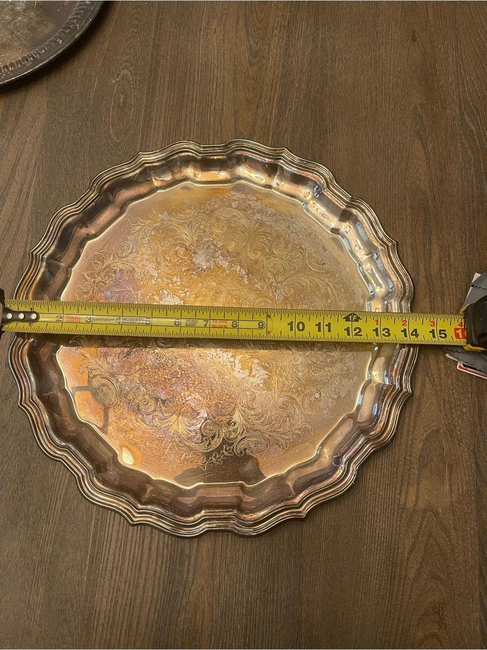 Gorman Newport silver serving platter